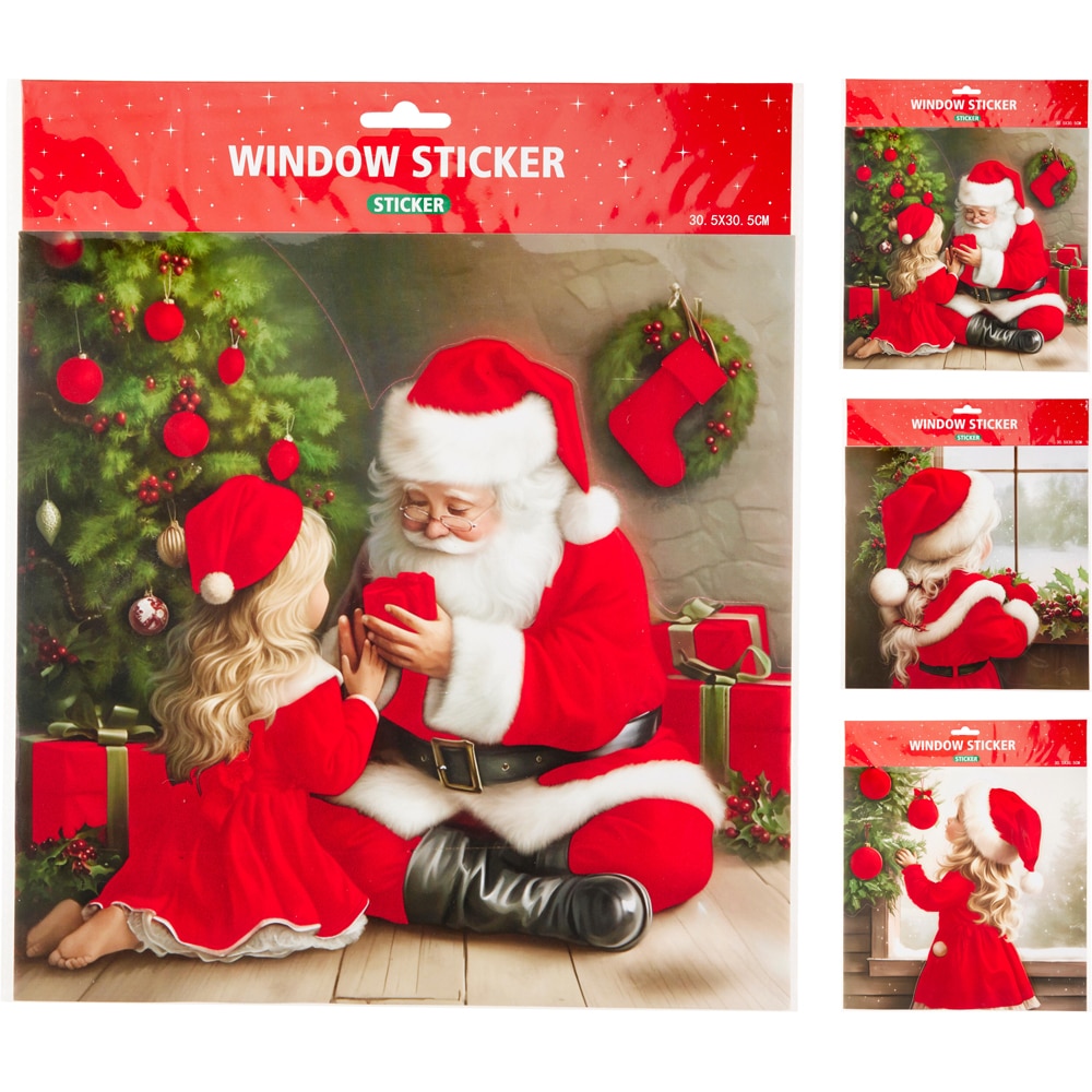 Sticker decorativ pentru fereastra, 30.5 x 30.5 cm