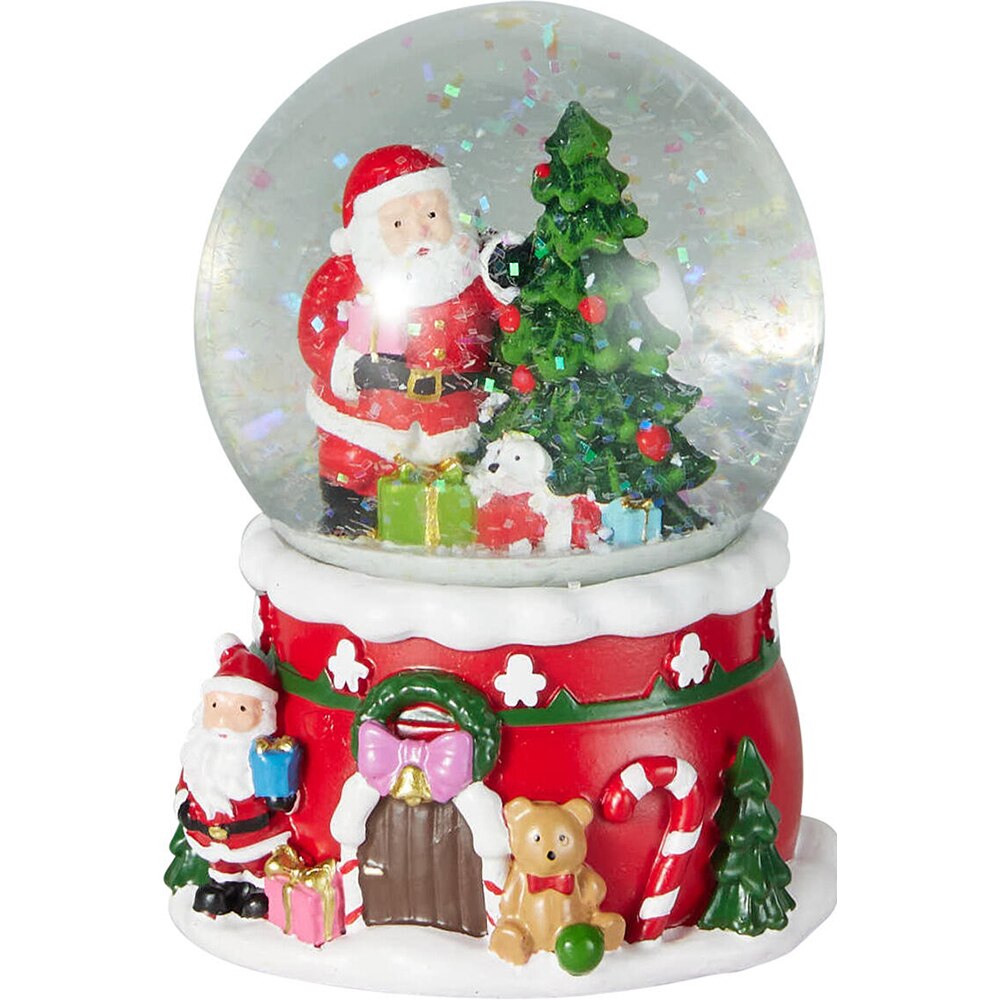 Decoratiune Glob cu apa, 7 x 9.5 cm, multicolor