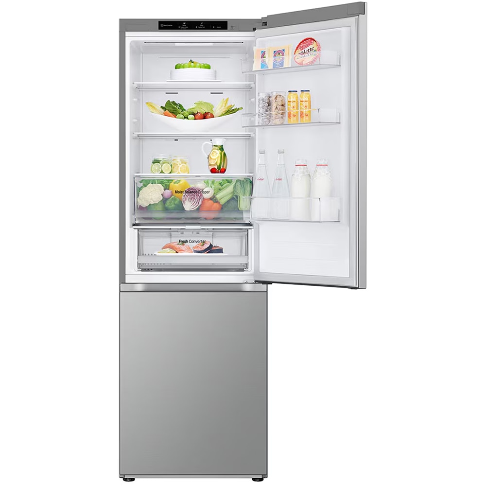Combina frigorifica LG GBV3100CPY, No Frost, 344 l, H 186 cm, Clasa C, argintiu