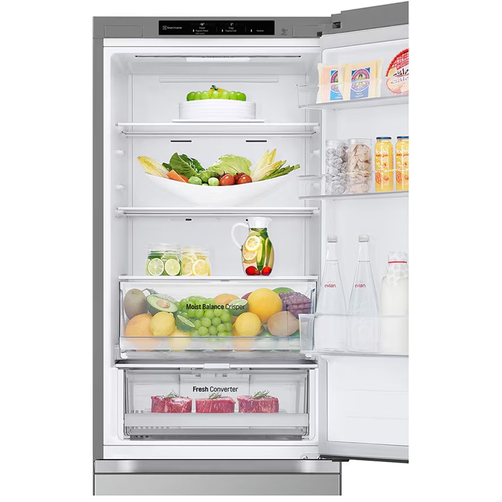 Combina frigorifica LG GBV3100CPY, No Frost, 344 l, H 186 cm, Clasa C, argintiu