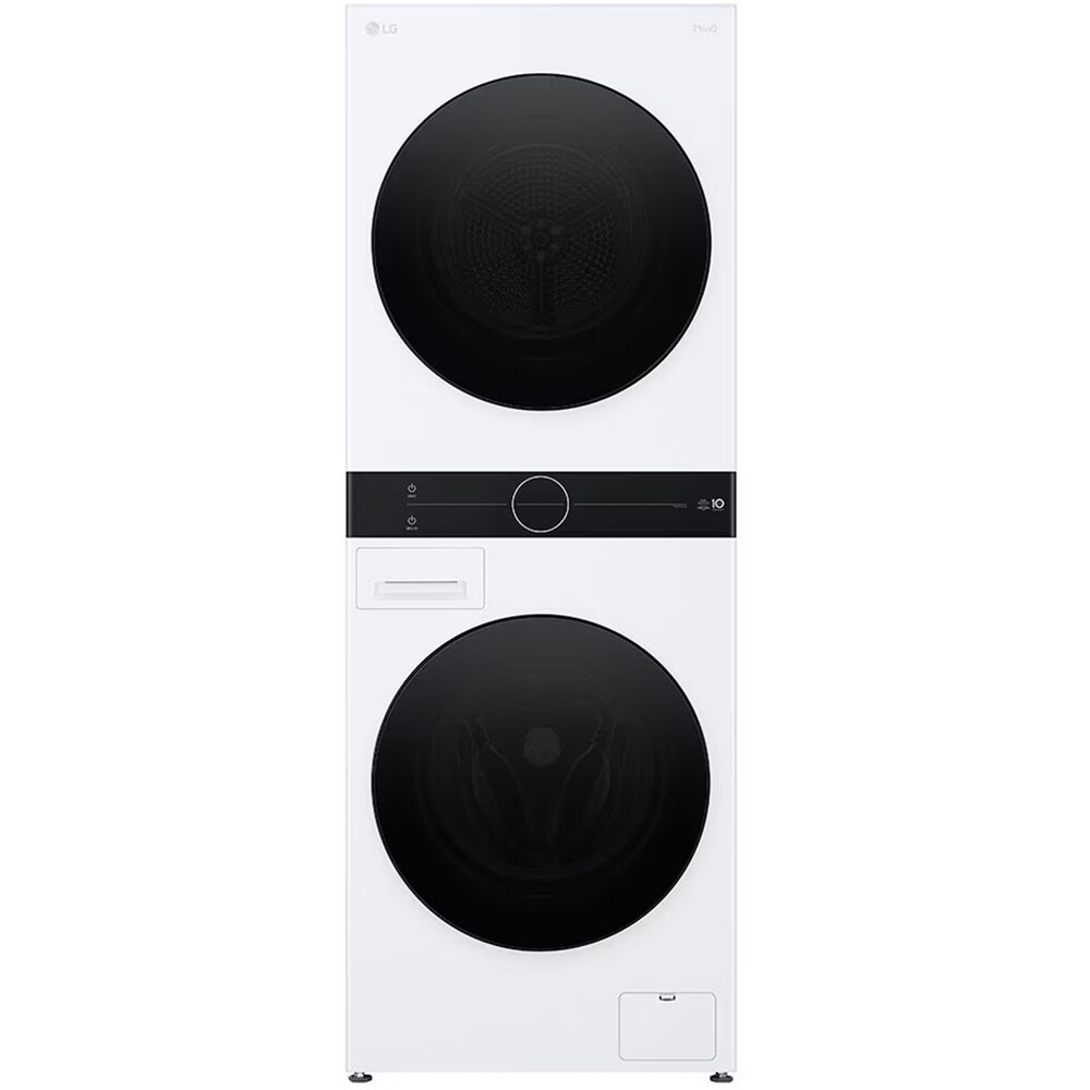 Masina de spalat rufe frontala cu uscator LG WashTower WT1210WWF, 12/10 kg, 1400 rpm, Clasa A/C, Wi-Fi, alb