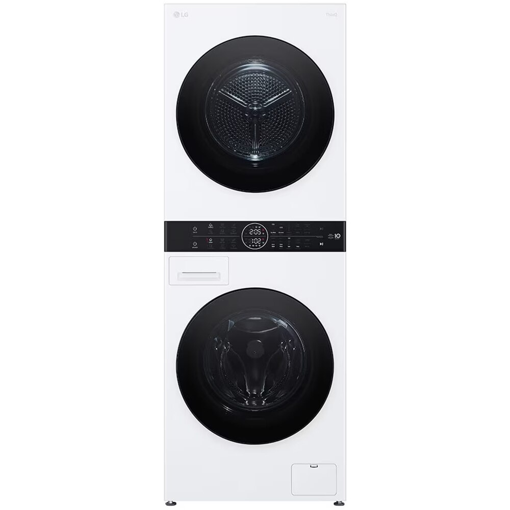 Masina de spalat rufe frontala cu uscator LG WashTower WT1210WWF, 12/10 kg, 1400 rpm, Clasa A/C, Wi-Fi, alb