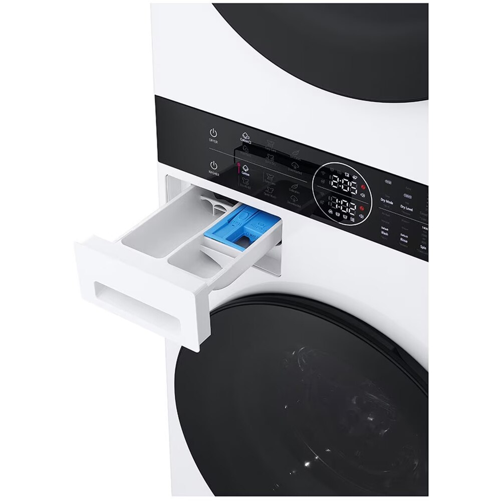 Masina de spalat rufe frontala cu uscator LG WashTower WT1210WWF, 12/10 kg, 1400 rpm, Clasa A/C, Wi-Fi, alb