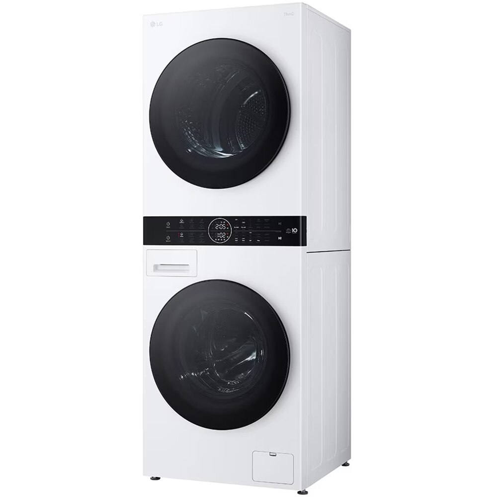 Masina de spalat rufe frontala cu uscator LG WashTower WT1210WWF, 12/10 kg, 1400 rpm, Clasa A/C, Wi-Fi, alb