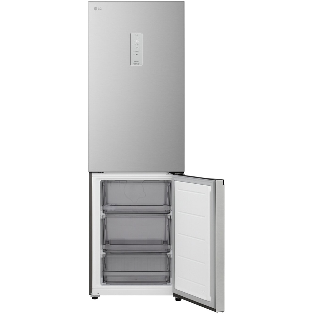 Combina frigorifica LG GBBSJ11DPY, No Frost, 333 l, H 186 cm, Clasa D, ThinQ, argintiu