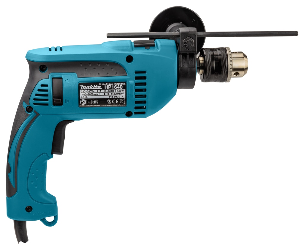Masina de gaurit cu percutie Makita HP1640, 680 W, 2800 rpm