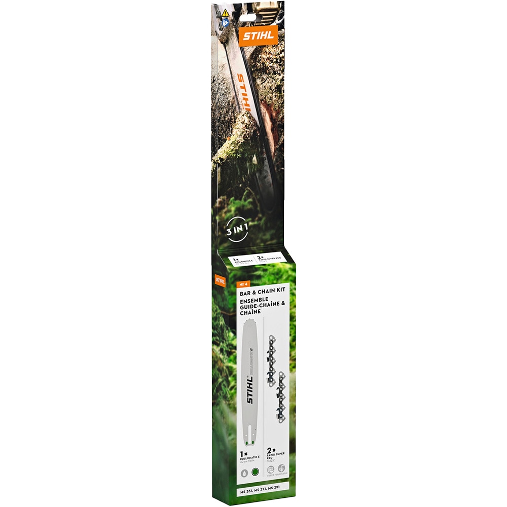 Kit accesorii 4 STIHL, 1 Sina de ghidaj si 2 Lanturi pentru MS182/212/231, 35cm/14", 63PM3