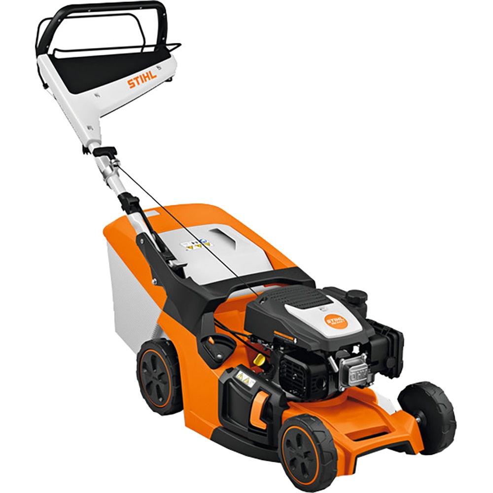 Masina de tuns iarba STIHL RM 443.3 T, Benzina, 2.8CP, 139CC, latime taiere 41 cm, cos 52L, portocaliu-negru