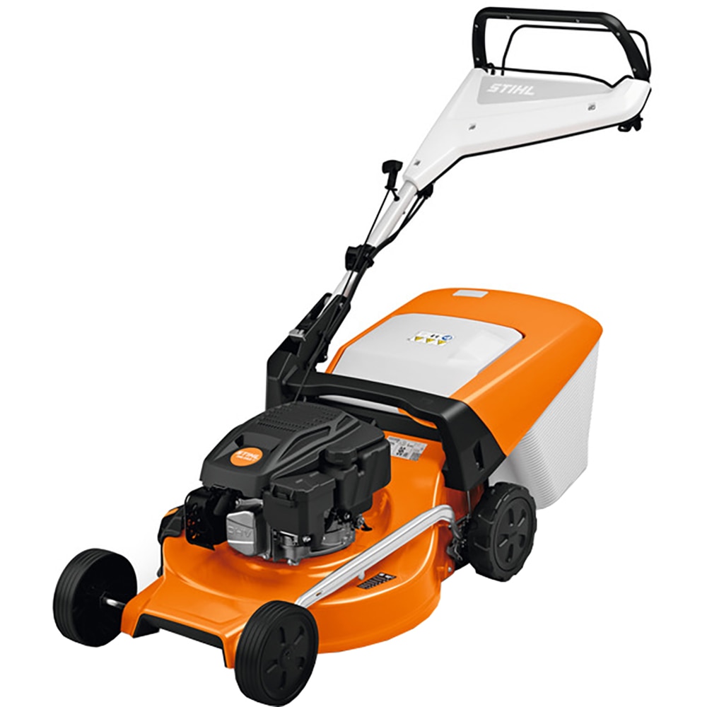 Masina de tuns iarba STIHL RM 253.3 T, Benzina, 2.4CP, 127CC, latime taiere 51 cm, cos 55L, portocaliu-negru