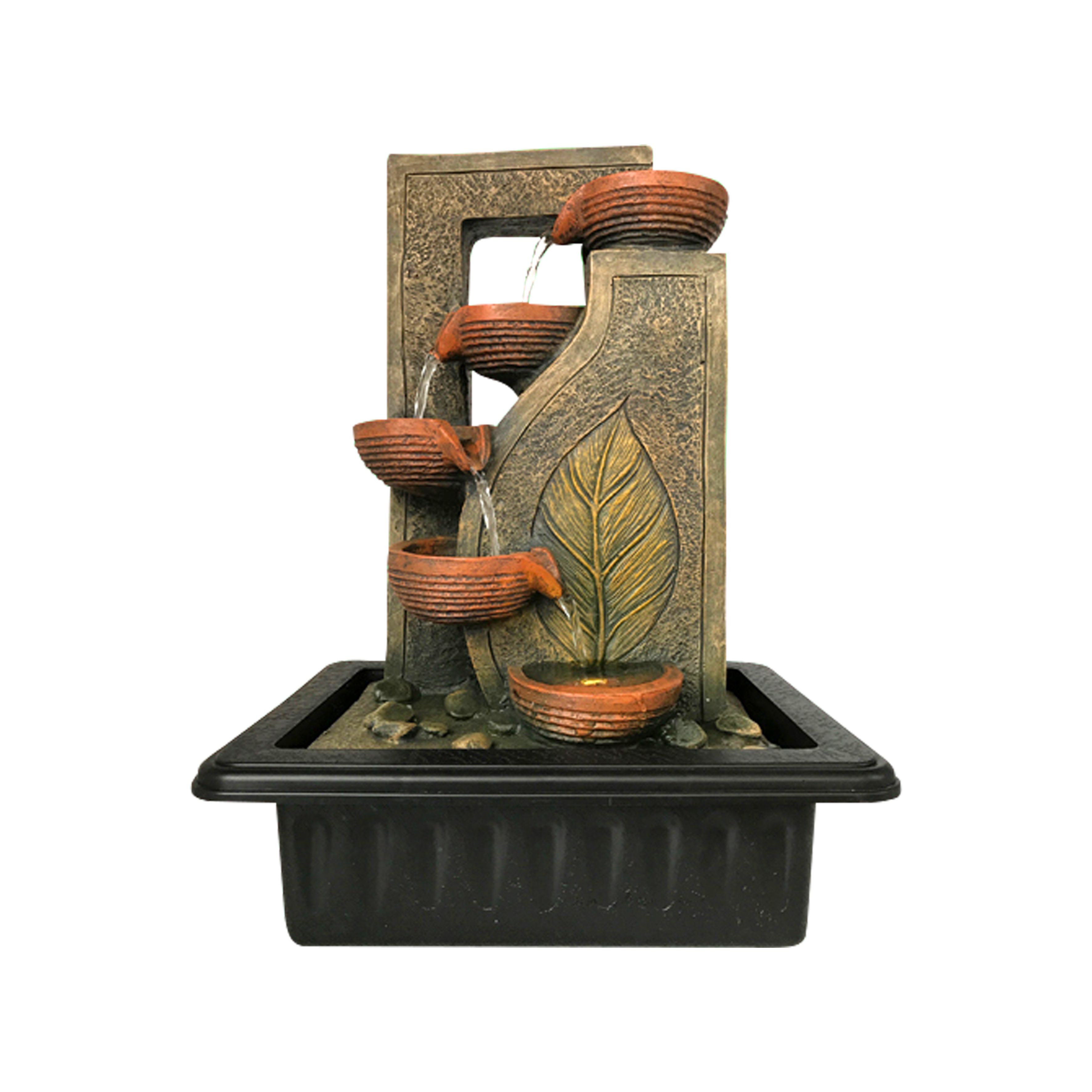 Fantana arteziana, LED, gradina, 31 x 23 x 40 cm