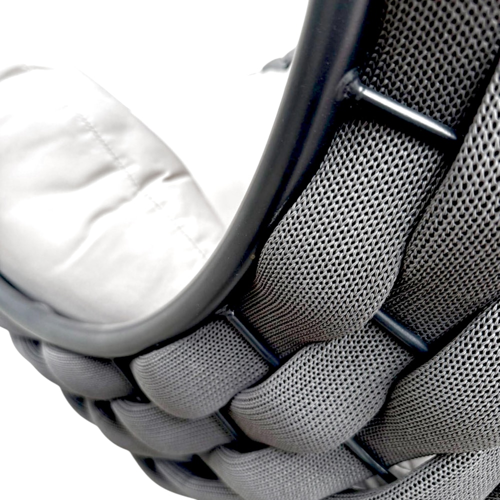 Leagan HOME DECOR, 105 x 195 x 105 cm, gri inchis