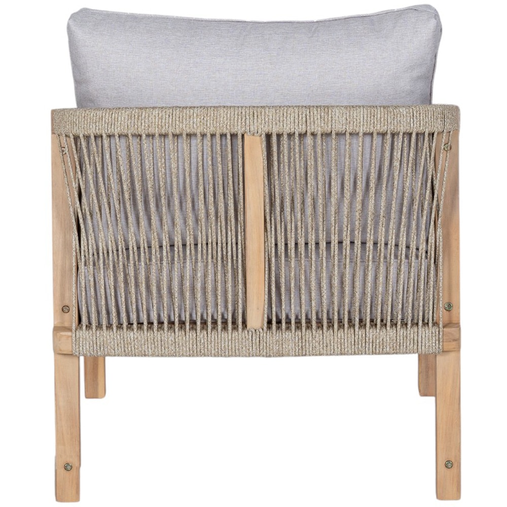 Set mobilier gradina HOME DECOR, 4 piese, gri deschis