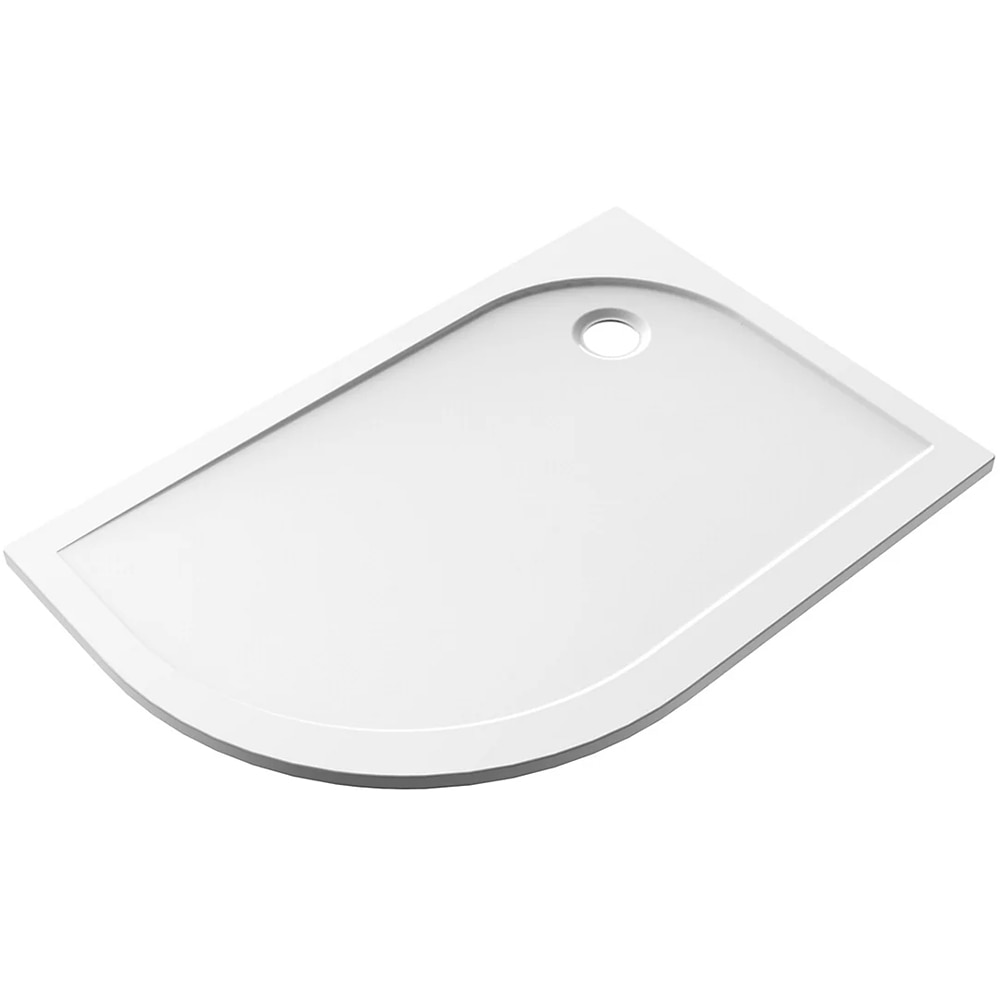 Cabina dus standard GOODHOME Ledava, montaj dreapta, 120 x 80 x 195 cm, sticla securizata 8mm, profil crom