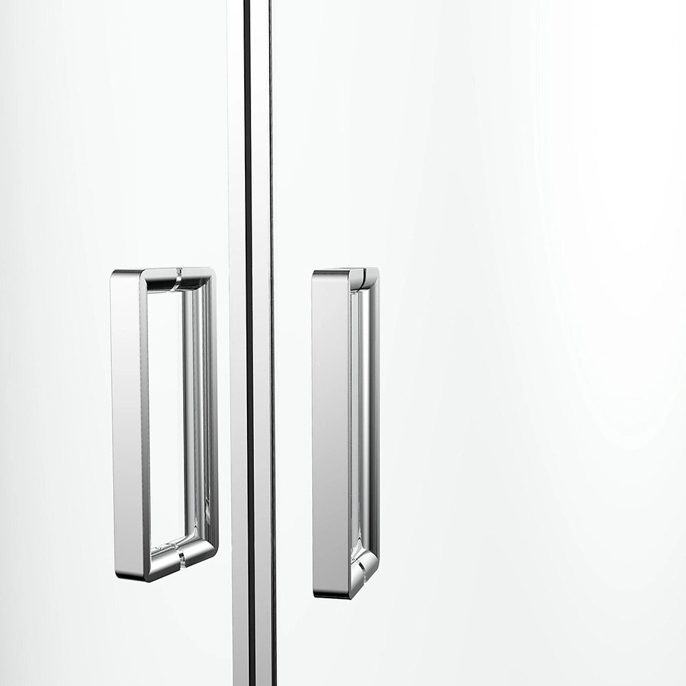 Cabina dus standard GOODHOME Ledava, montaj dreapta, 120 x 80 x 195 cm, sticla securizata 8mm, profil crom