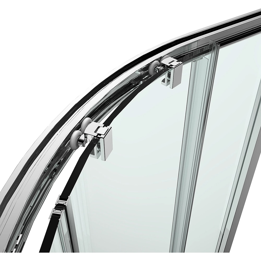 Cabina dus standard GOODHOME Ledava, montaj dreapta, 120 x 80 x 195 cm, sticla securizata 8mm, profil crom