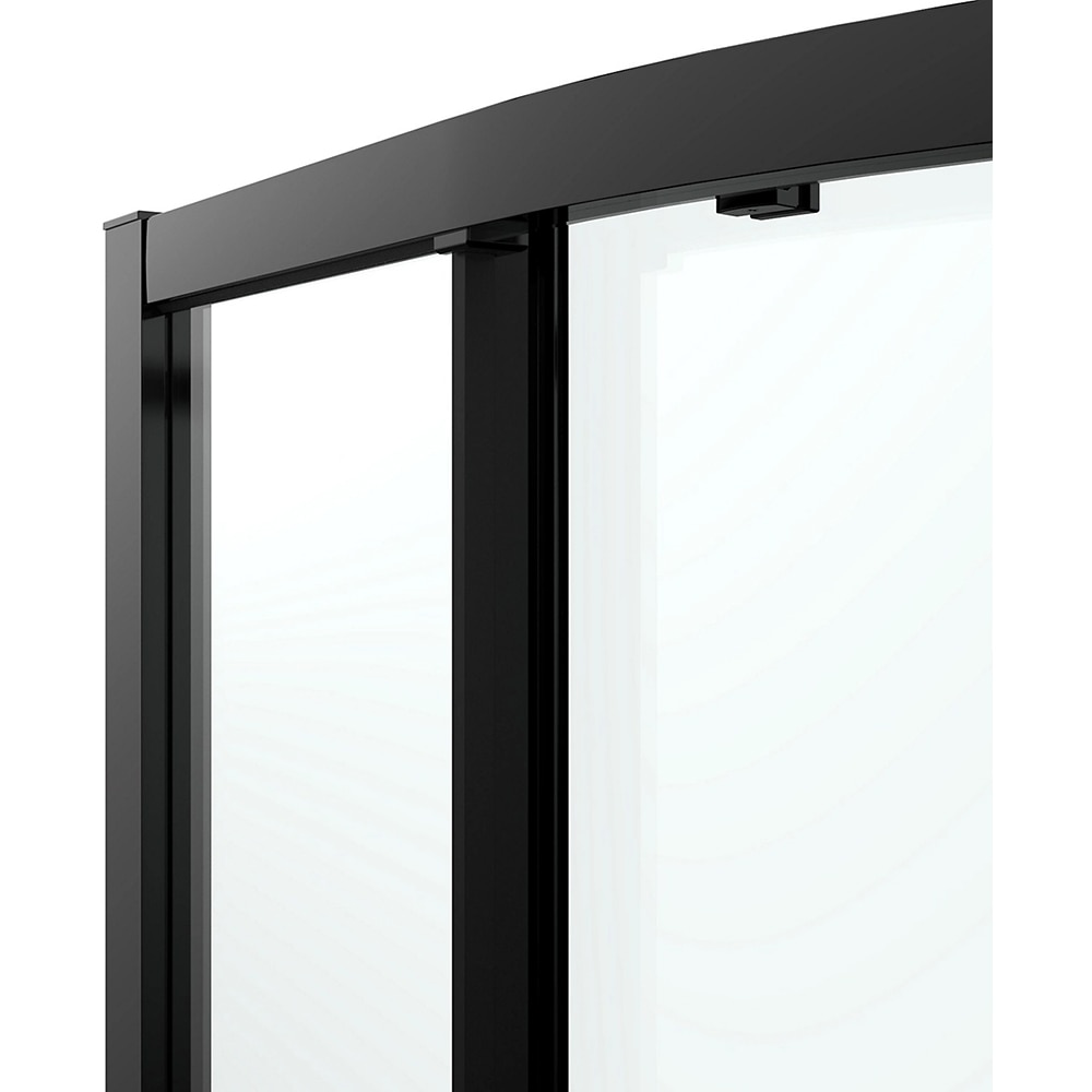Cabina dus standard GOODHOME Ledava, montaj dreapta, 120 x 80 x 195 cm, sticla securizata 8mm, profil negru