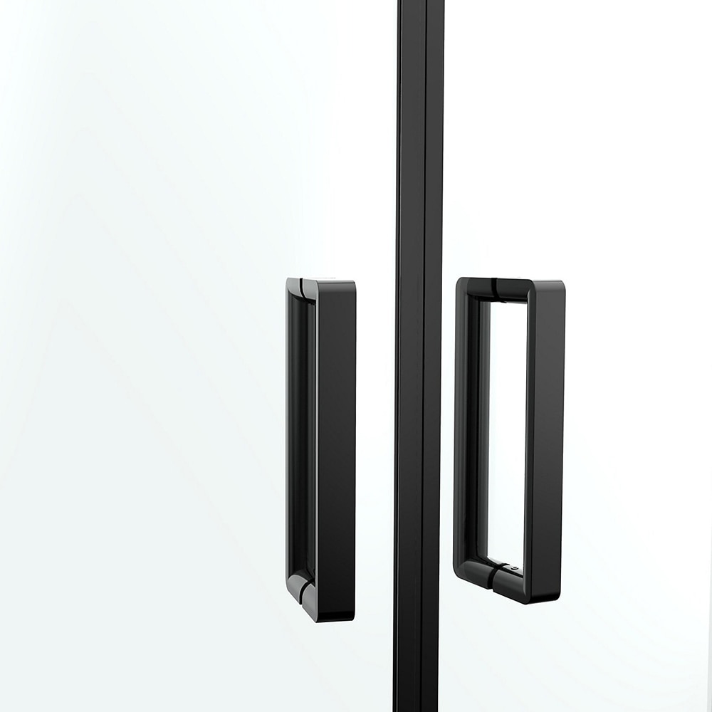 Cabina dus standard GOODHOME Ledava, montaj stanga, 120 x 80 x 195 cm, sticla securizata 8mm, profil negru