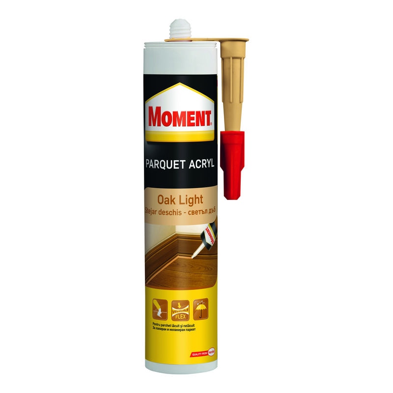 Mastic Pentru Parchet/Lemn, Maro, Aplicare Pistol, 280 Ml • Moment 