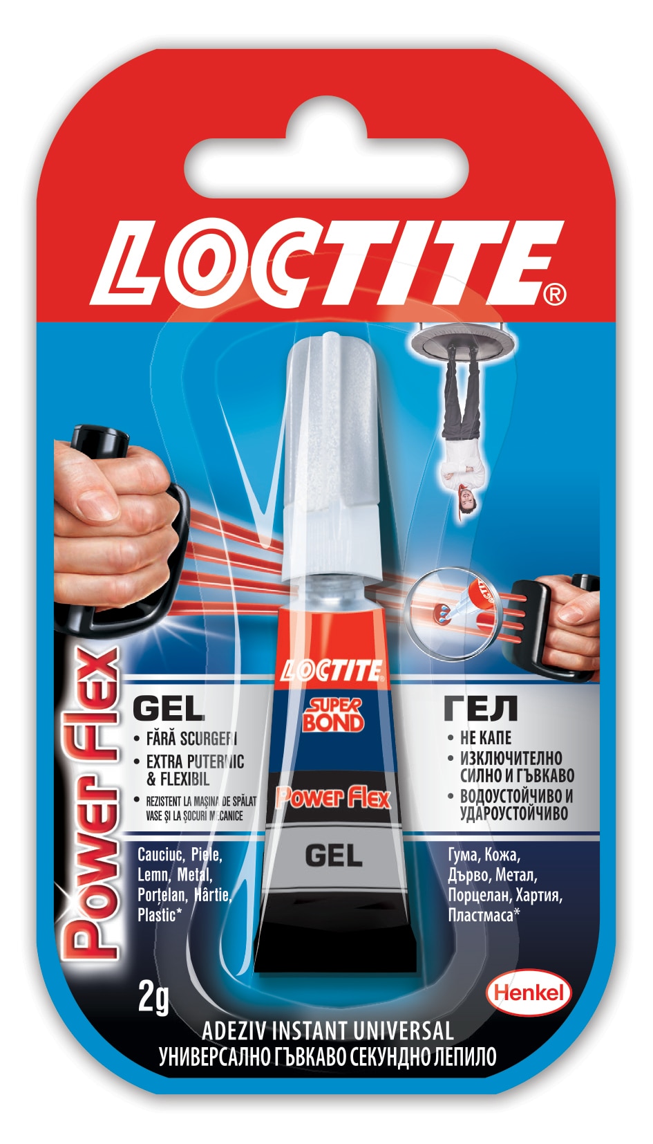 Adeziv gel, universal, transparent, 2 g  Loctite Super Bond Power