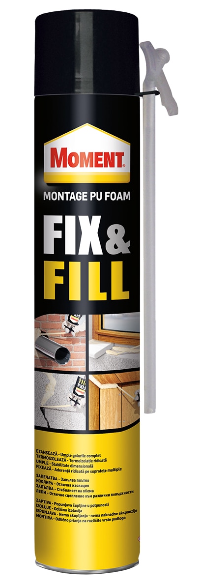 Spuma poliuretanica MOMENT, aplicare manuala, 650 ml