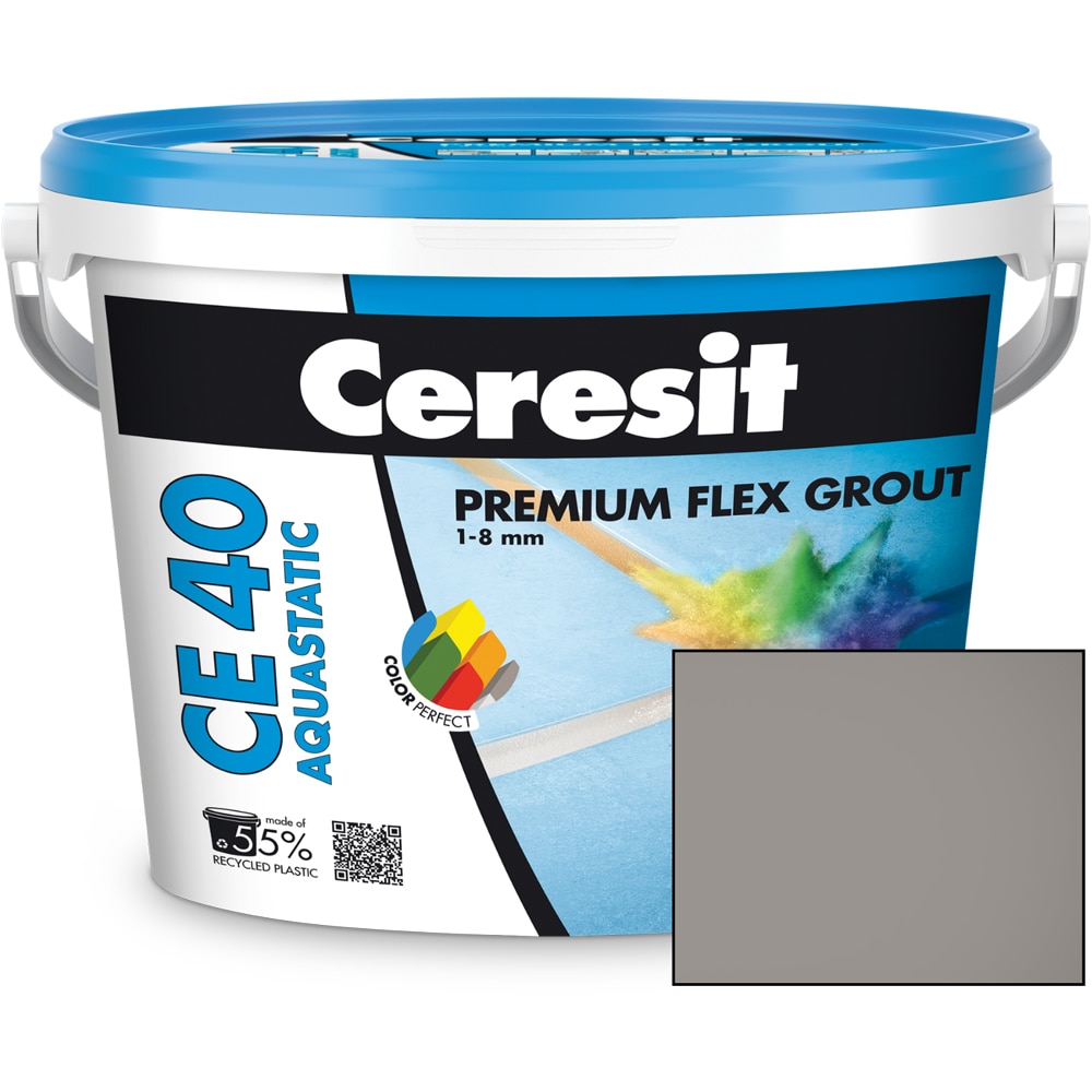 Chit de rosturi gresie si faianta CERESIT CE40, Antracite, interior/exterior, 2 kg