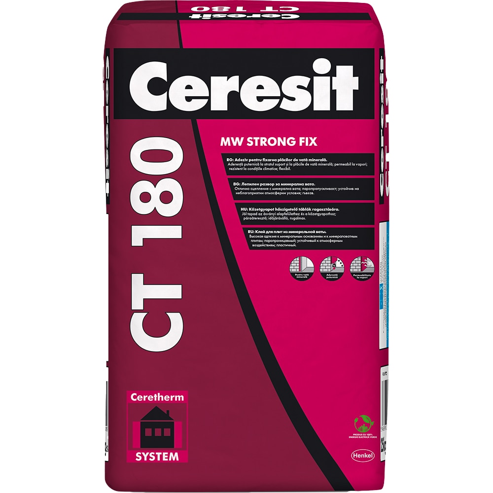 Adeziv pentru vata minerala CERESIT CT 180, 25 kg