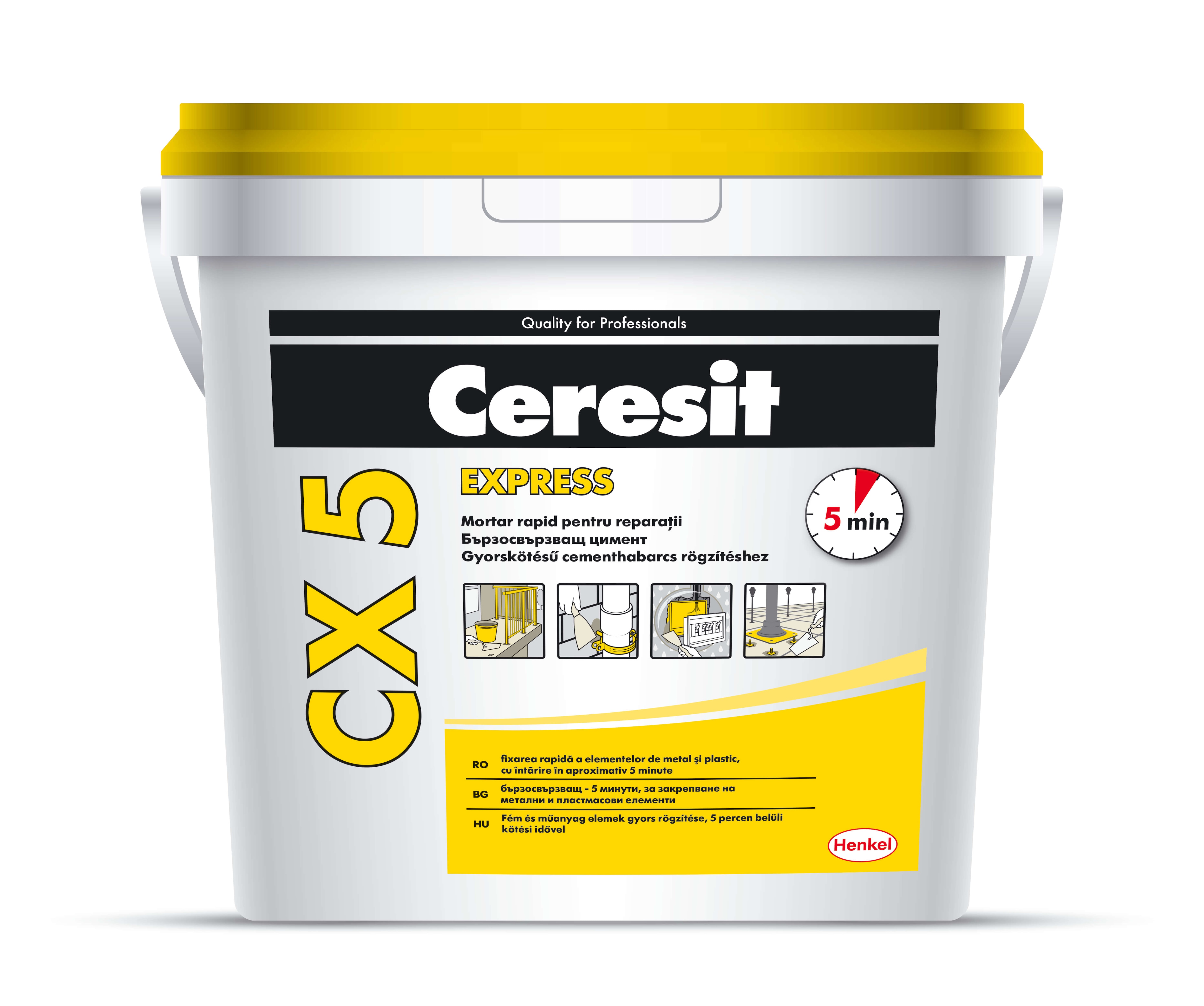 Mortar rapid reparatii, 2 kg, CX 5   Ceresit