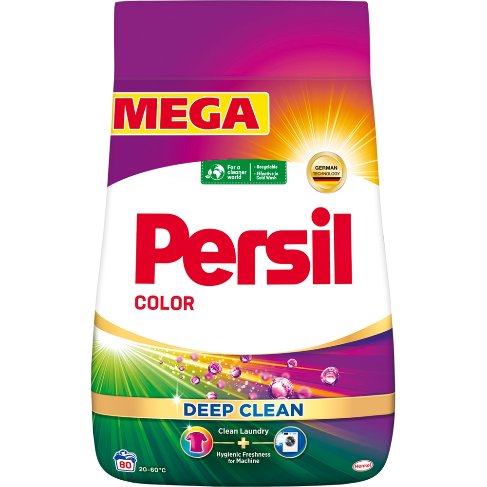 Detergent pudra PERSIL Deep Clean Color, 4.4 kg, 80 spalari