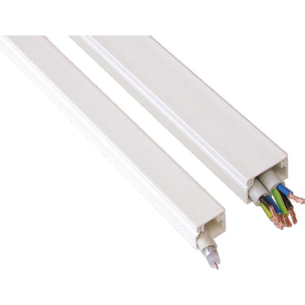 Canal cablu Dietzel, 16 x 16 x 2000 mm, alb 