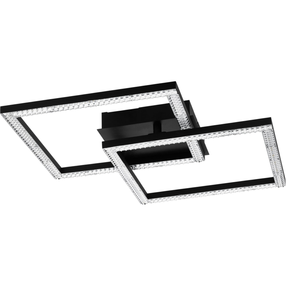 Plafoniera Led EGLO Lejias, 21W, 3050lm, lumina calda, IP20, negru