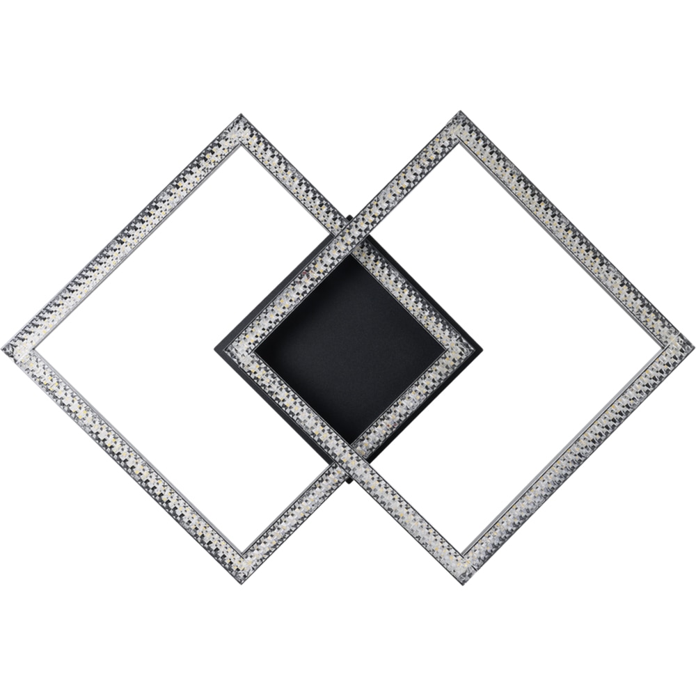 Plafoniera Led EGLO Lejias, 21W, 3050lm, lumina calda, IP20, negru