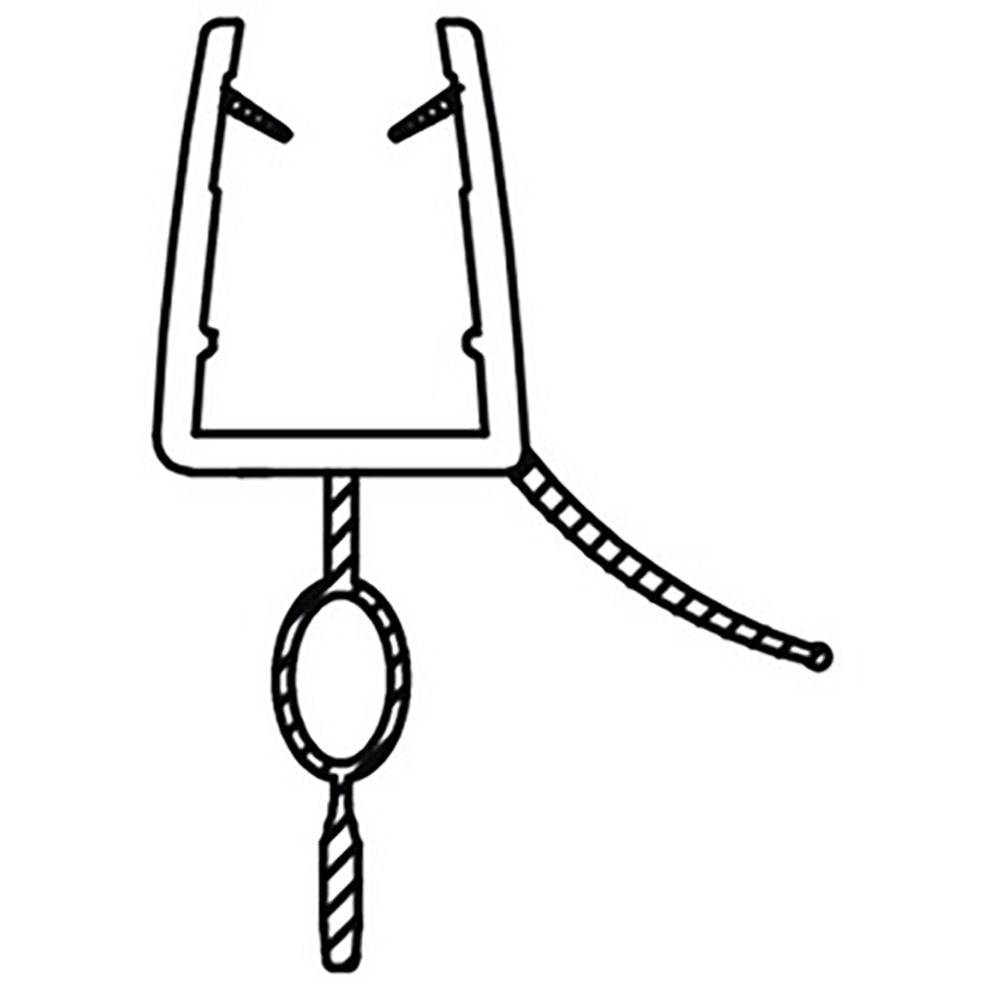 Cheder inferior etansare pentru usi de sticla, 5 mm, 1 m