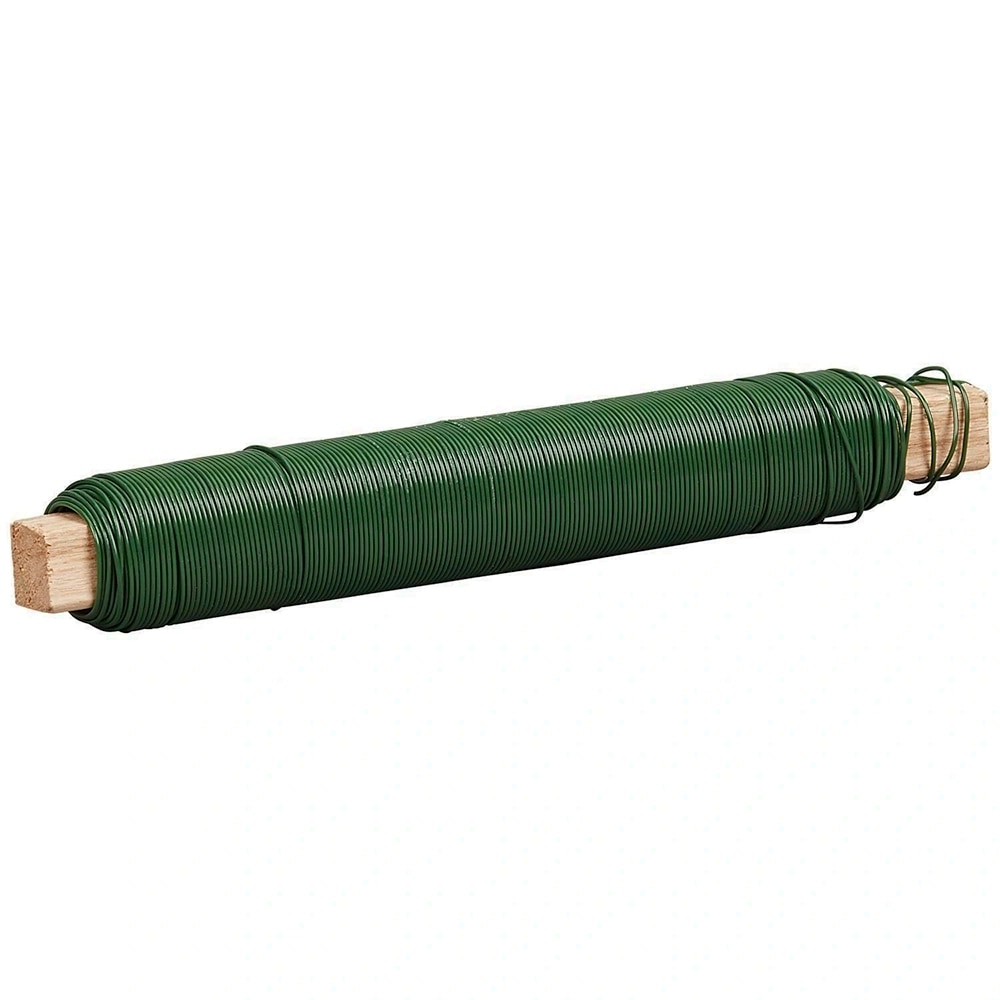 Sarma plasticata pentru gradinarit, 50m, verde