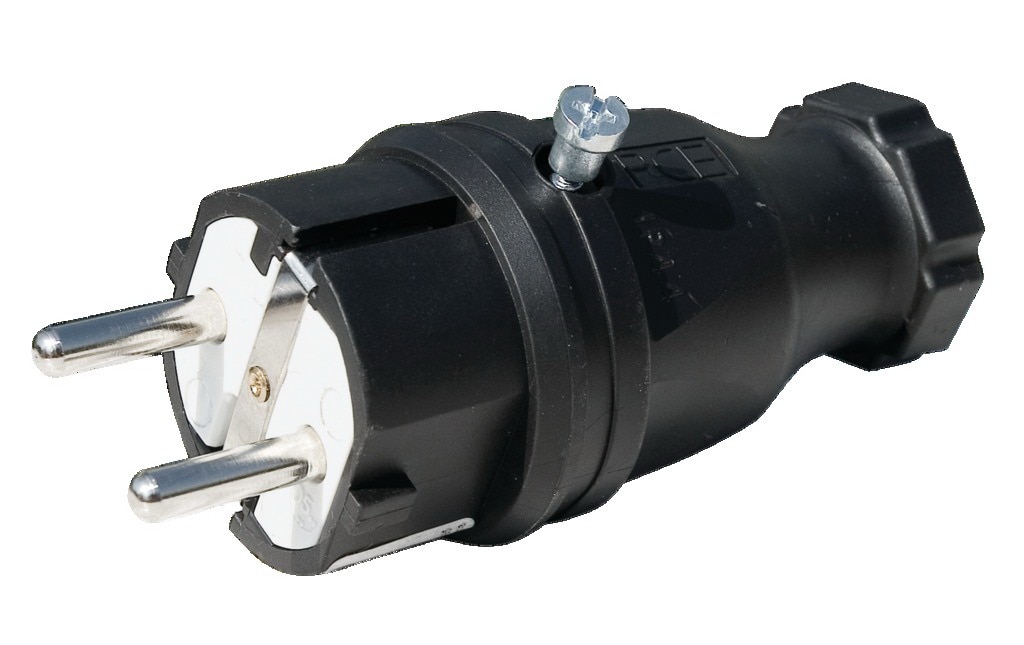 Stecher cauciuc 16A 250V IP44, PCE