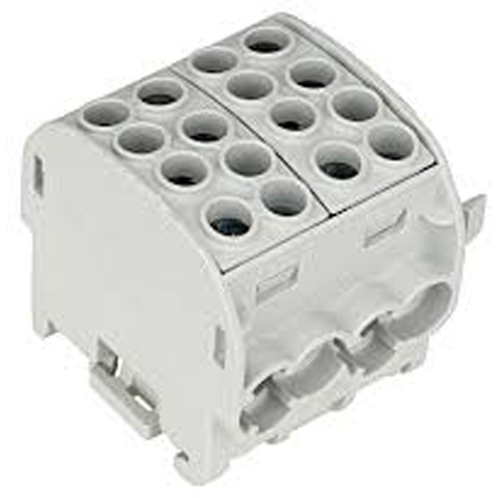 Clema derivatie SCHRACK IK026212, max 35mm2, gri