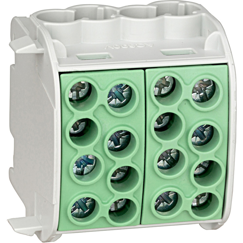 Clema derivatie SCHRACK IK026232, max 35mm2, verde