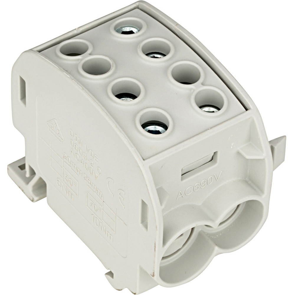 Clema derivatie SCHRACK IK026310, max 70mm2, gri