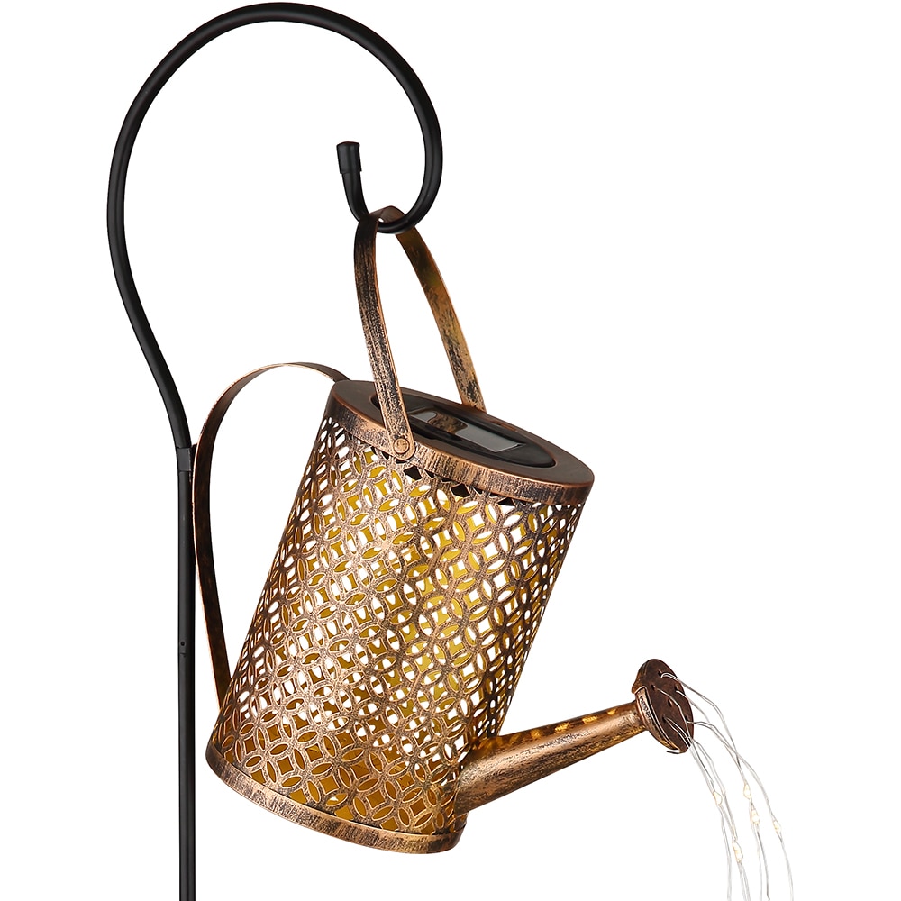 Lampa solara GLOBO stropitoare, 84.5cm, 3000K, IP44, metal, negru mat