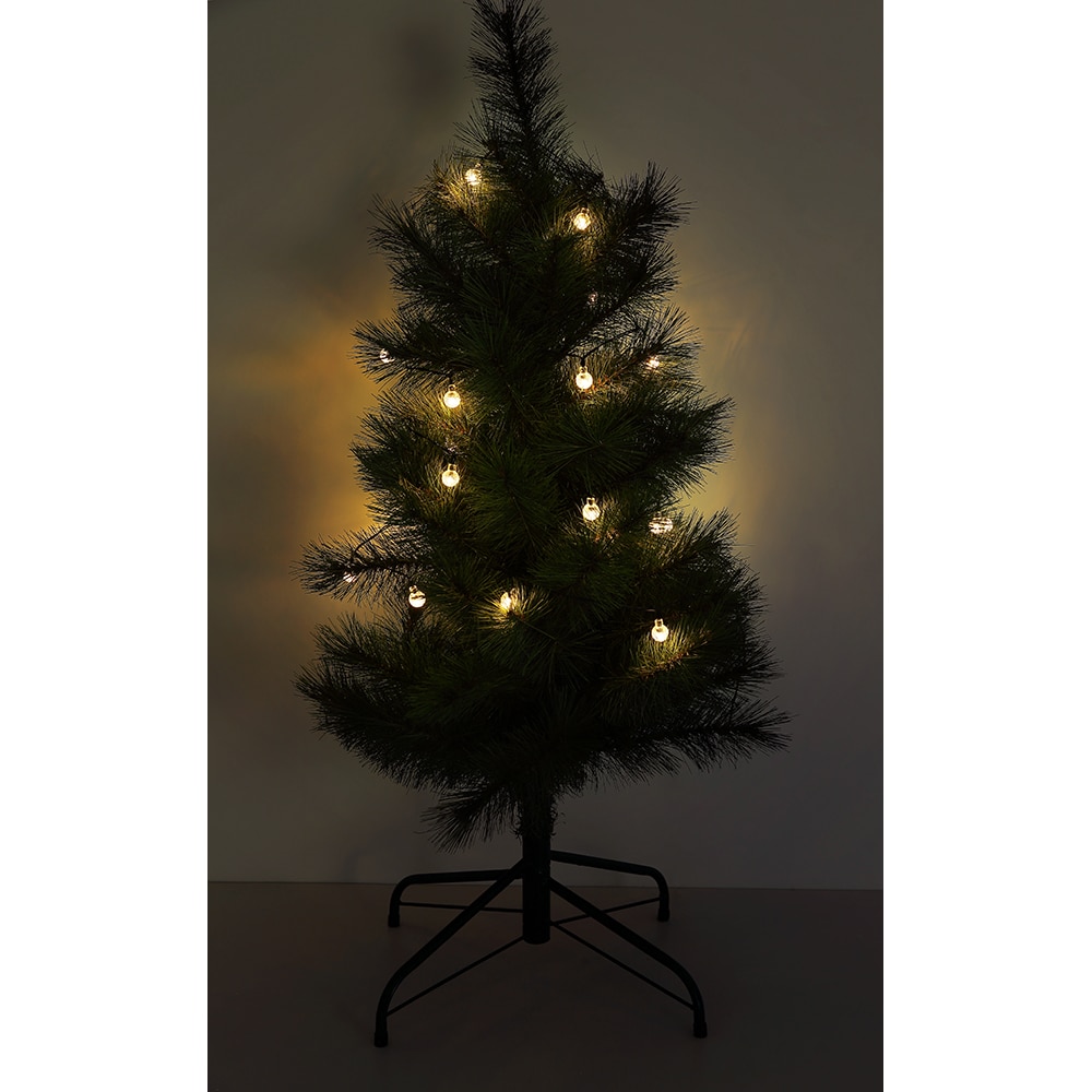 Ghirlanda solara GLOBO, 2m, 2700K, IP44, plastic, negru