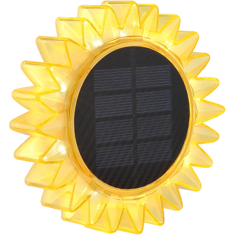 Lampa solara GLOBO Floarea Soarelui, 0.06W, 3000K, plastic, galben