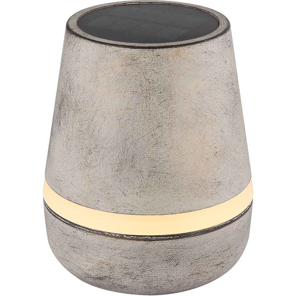 Veioza solara GLOBO, 3000K, IP44, plastic, bej