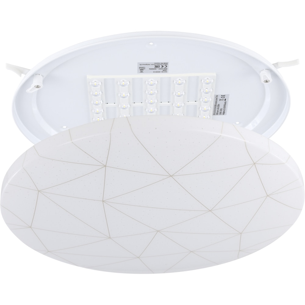 Plafoniera Led EGLO Rende, 19.5W, 2300lm, lumina calda, IP20, alb