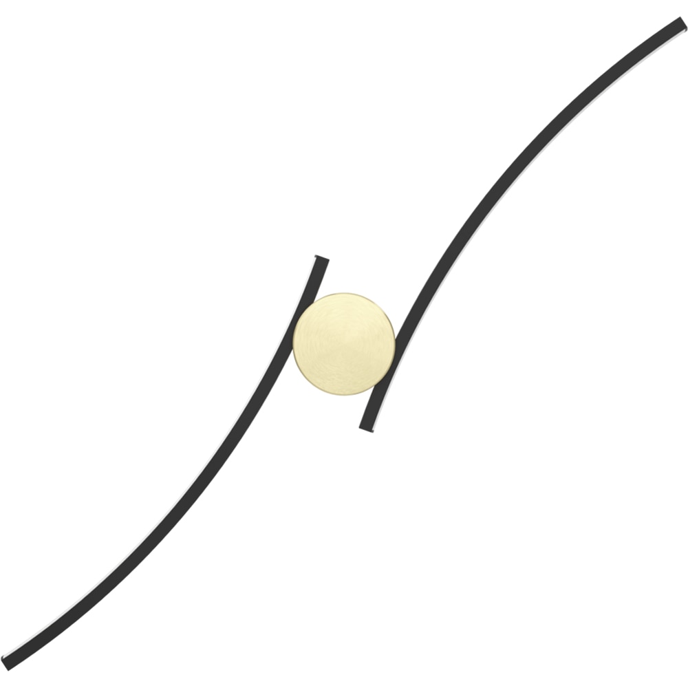 Plafoniera Led EGLO Aieta, 12W, 1450lm, lumina neutra, IP20, negru