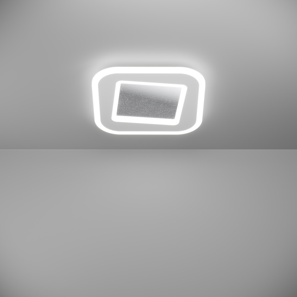 Plafoniera Led EGLO Macchioni, 20W, 2360lm, lumina variabila, IP20, alb