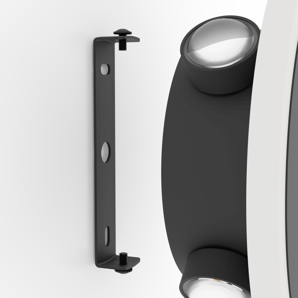 Aplica Led EGLO Talamello, 12W, 1450lm, lumina calda, IP20, negru-alb