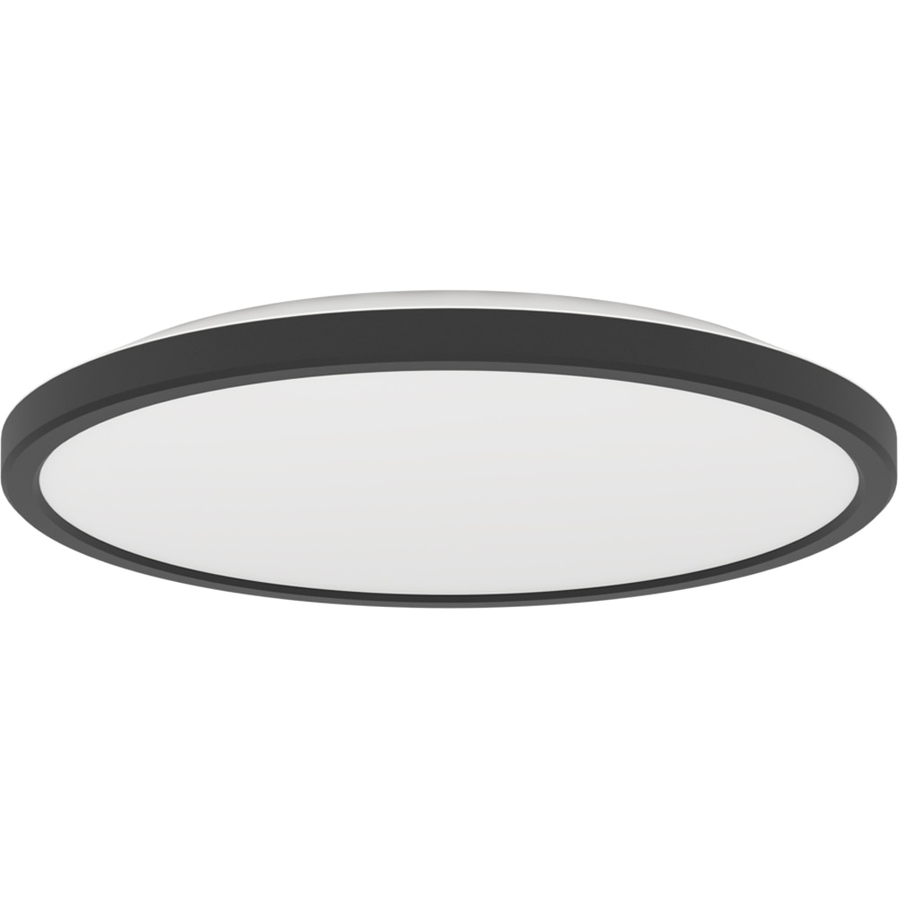 Plafoniera Led EGLO Rovito, 13.9W, 1750lm, lumina variabila, IP44, negru-alb
