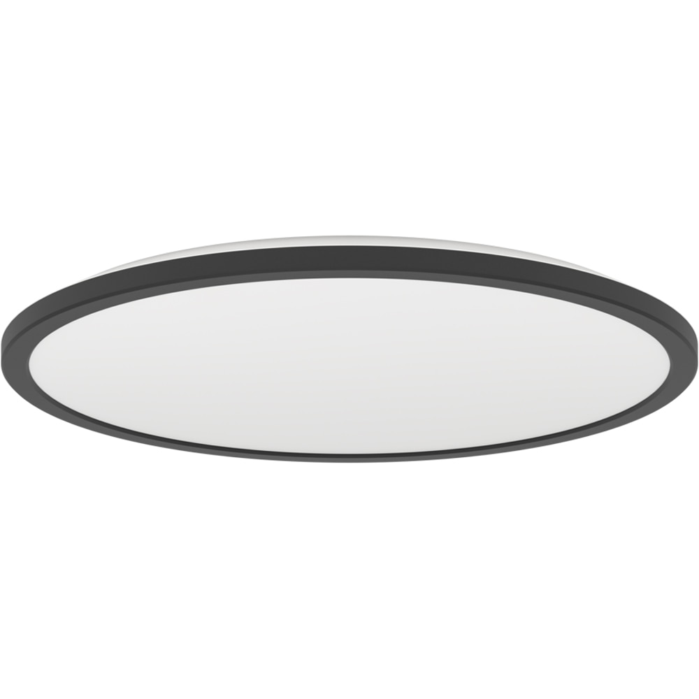 Plafoniera Led EGLO Rovito, 16.8W, 2900lm, lumina variabila, IP44, negru-alb