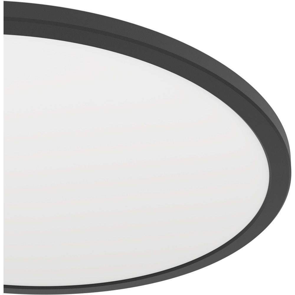 Plafoniera Led EGLO Rovito, 16.8W, 2900lm, lumina variabila, IP44, negru-alb