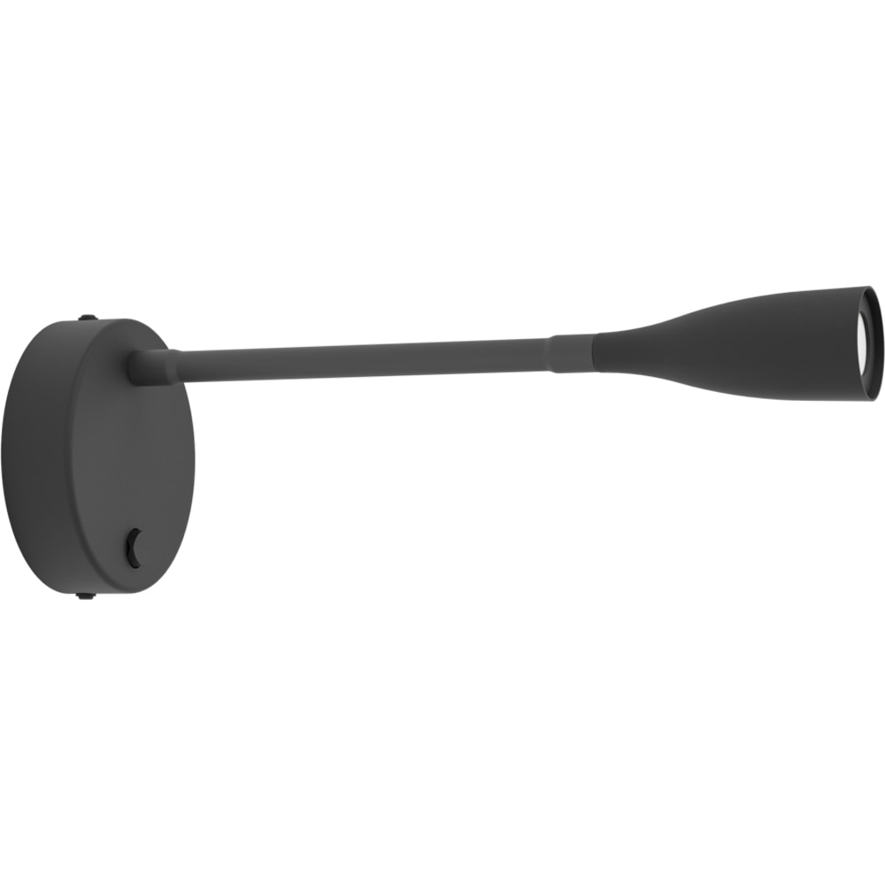 Aplica Led EGLO Olivandino Flex, 3.8W, 320lm, lumina calda, IP20, negru