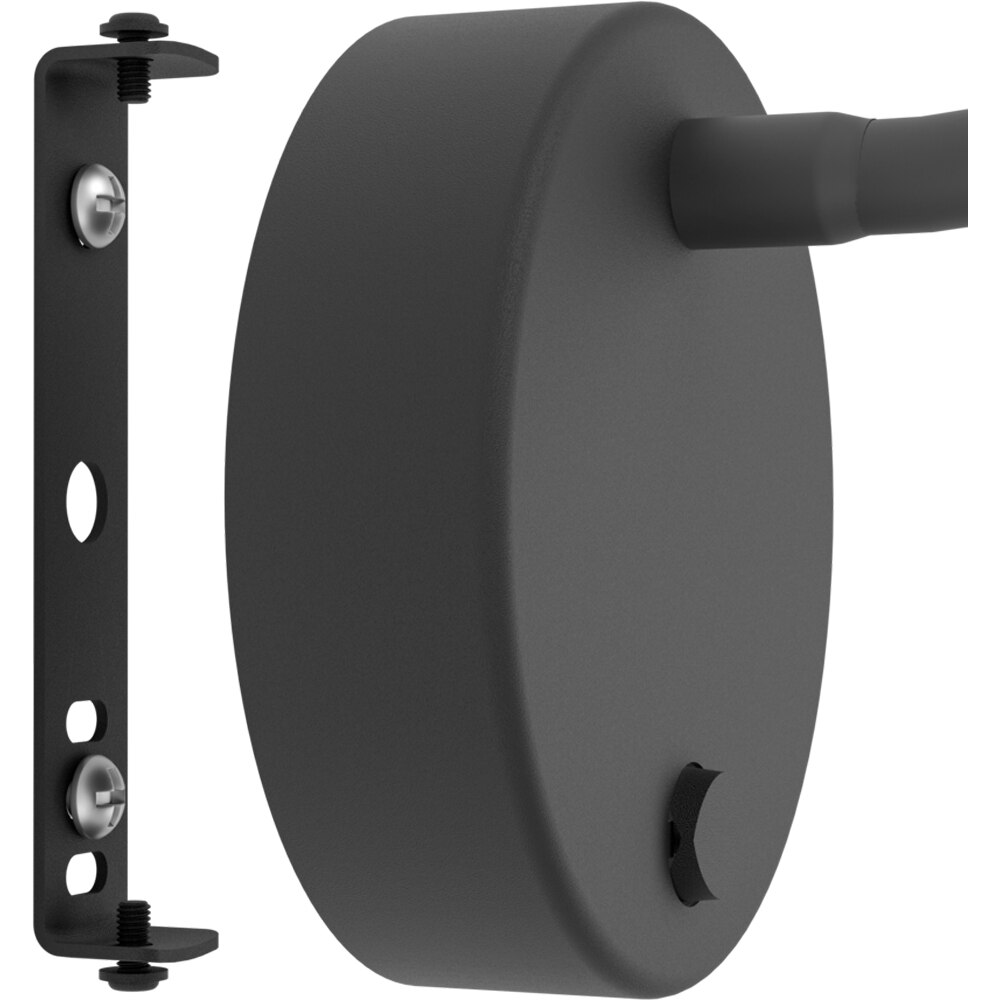 Aplica Led EGLO Olivandino Flex, 3.8W, 320lm, lumina calda, IP20, negru